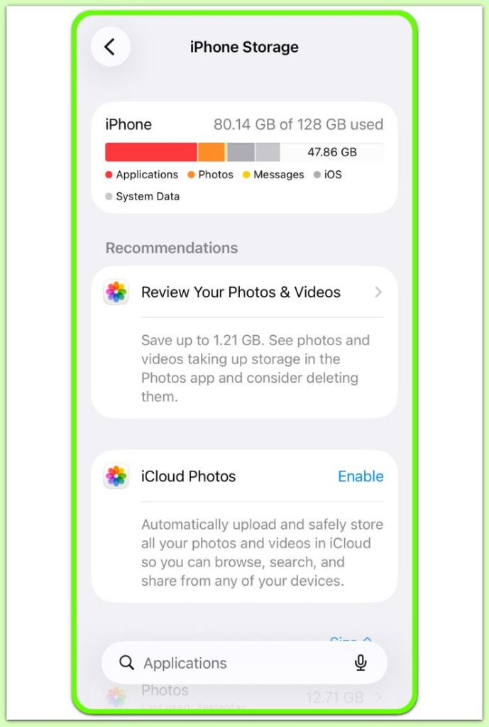 official iphone restore from icloud setup screen
