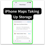 iphone maps taking up storage issue shown in iphone storage screen with storage usage categories and system data distribution