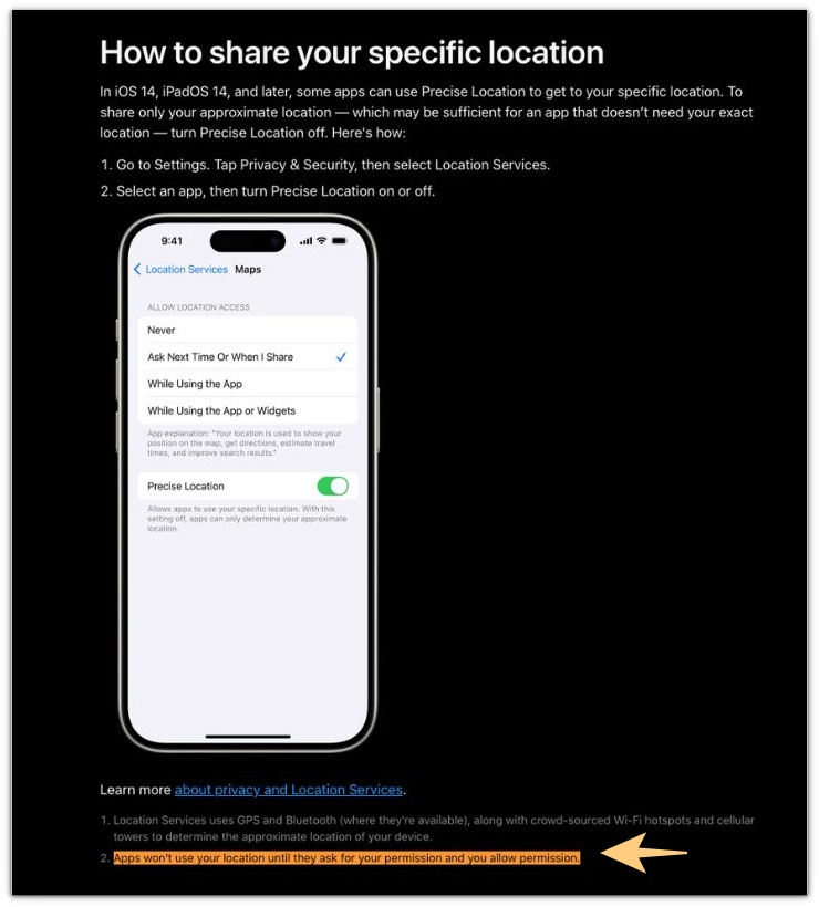 location services draining battery iphone permission settings