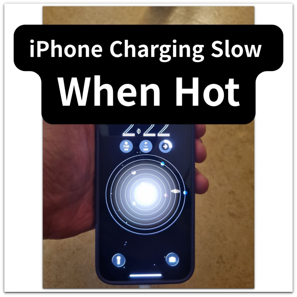 iphone charging slow when hot lock screen charging view with title overlay