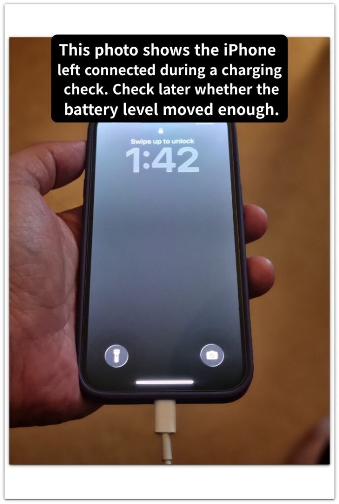 iphone charging slow phone connected during charging check