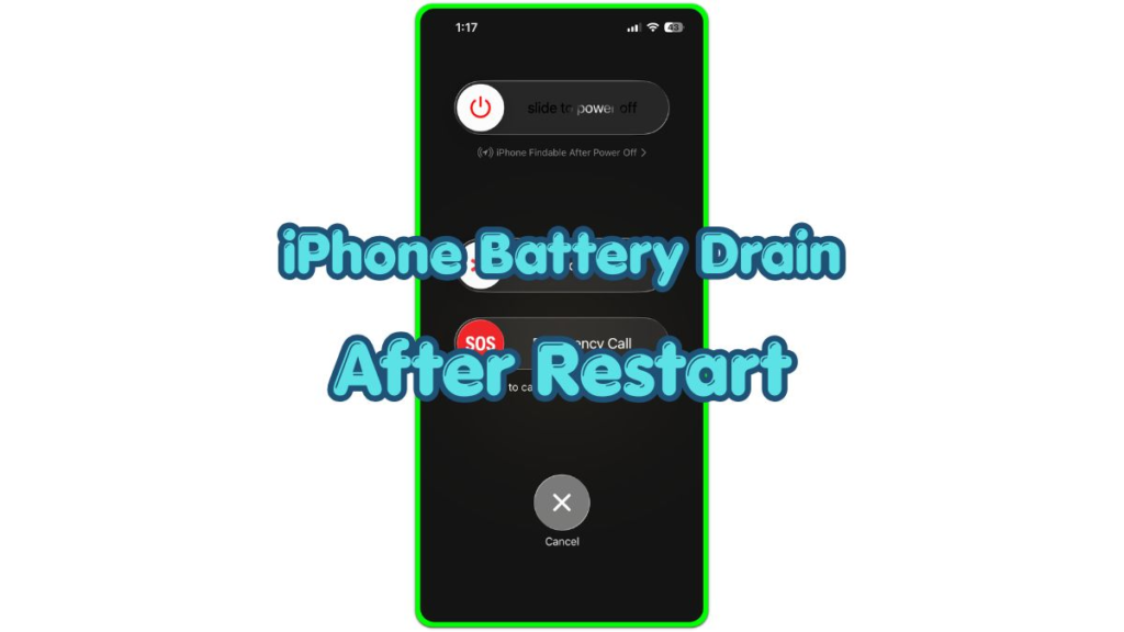 iphone battery drain after restart thumbnail