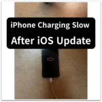 iphone charging slow after ios update with low battery while plugged in