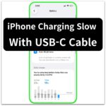 iphone charging slow with usb-c cable battery screen thumbnail