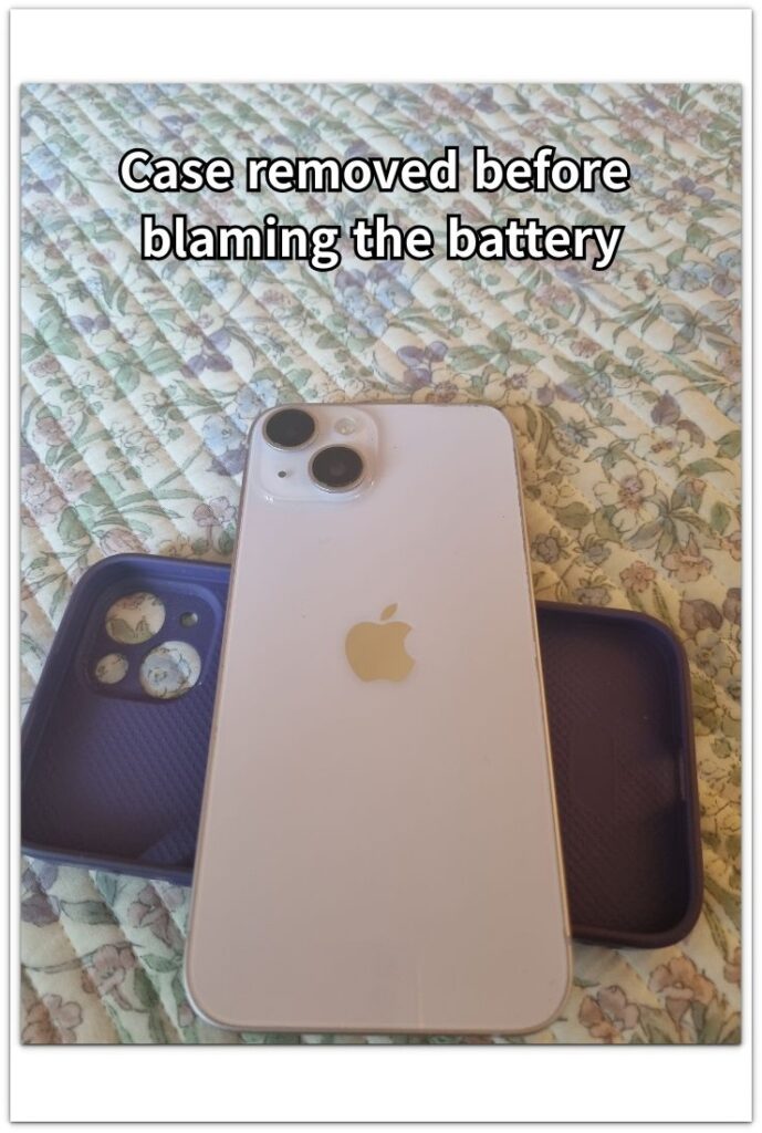iphone without case for checking slow magsafe charging connection